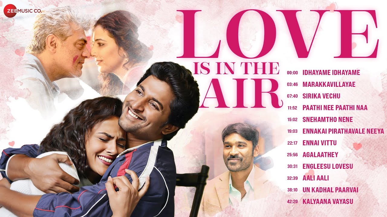 Tamil Love Songs | Love Is In The Air | Valentines Special Video Jukebox | Agalaathey, Ennai Vittu