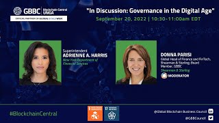 "In Discussion: Governance in the Digital Age" with Superintendent Adrienne Harris - UNGA 2022