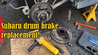 These Subaru Forester Drum Brakes are Shot!