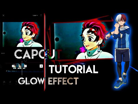 capcut edit tutorial lesson 1 glow effect tutorial |amv edit tutorial|