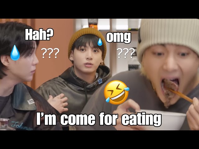 taehyung come without invite, just come to eat … SUGA with JUNGKOOK TAEHYUNG | Ep 21 class=