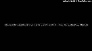 David Guetta Logical Song vs Steve Lima Big Tim Heart FX - I Want You To Stay (AADj Mashup)