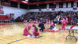 Pink Pep Rally Minute to Win It Competition
