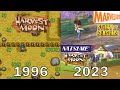 The evolution of harvest moon  story of seasons 1996  2023