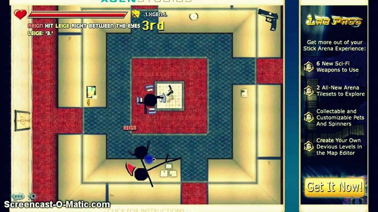 Stick arena.1.xgen.1. & Leige Vs.Reign & Shrivel YouTube