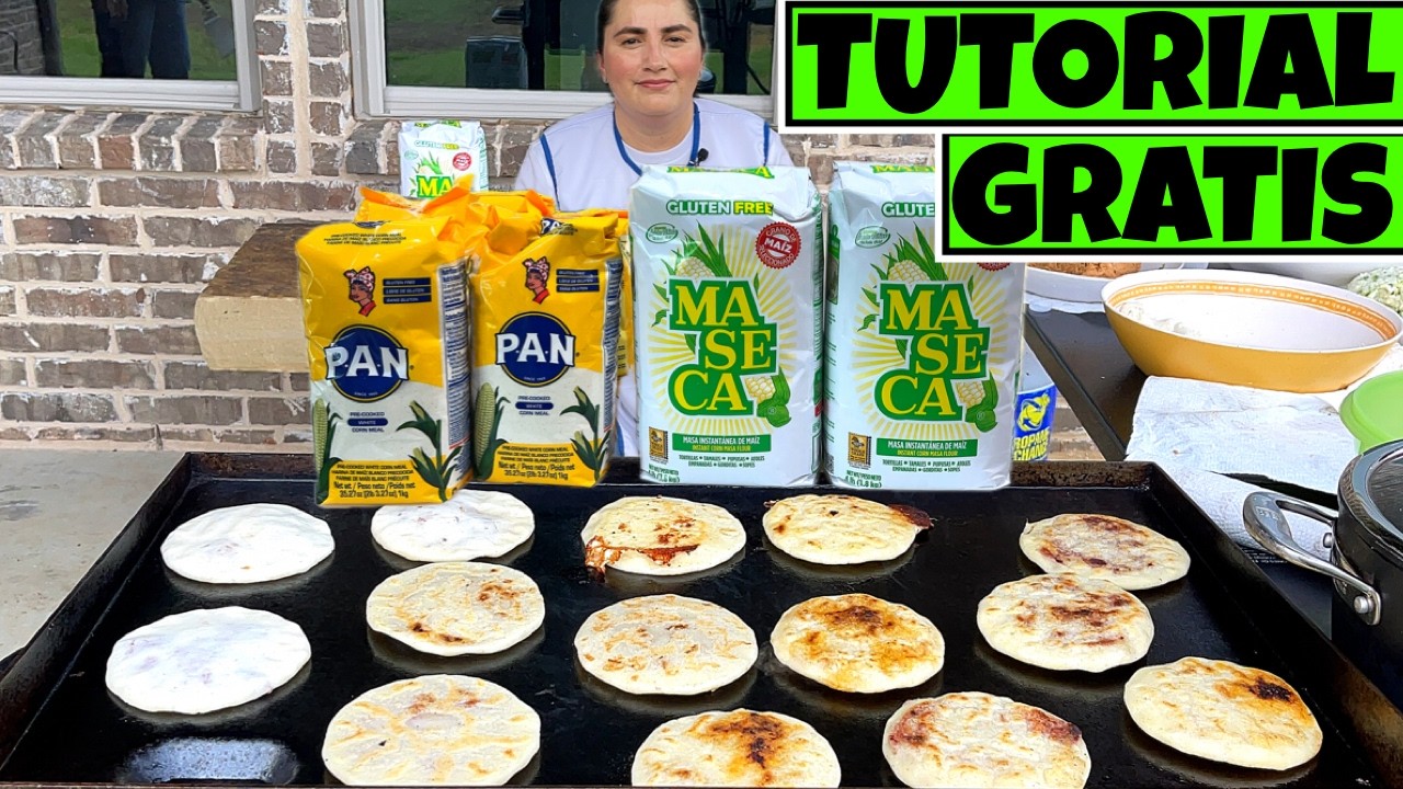 Pupusas salvadoreñas para PRINCIPIANTES  **Tutorial Parte (6)**