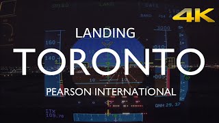 TORONTO | Gusty landing and icy runway | 4K