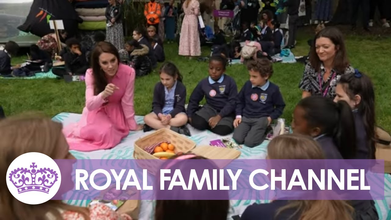 Kate asked: "What's it like Being a Princess" and Given Flowers During