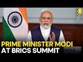 Brics summit 2023 live statement by indian prime minister narendra modi  wion live