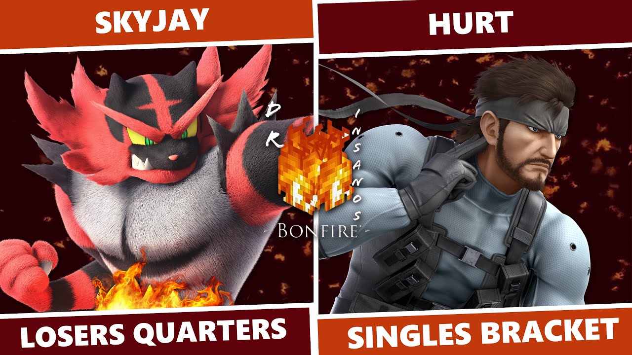Dr. Insano's Bonfire: Losers Quarters - Skyjay (Incineroar) vs Hurt (Snake) SSBU Singles