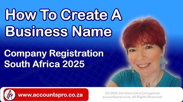 How To Create A Business Name   Company Registration, South Africa 2025