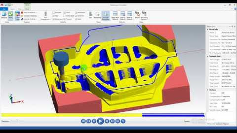 RESTMILL TOOLPATH | MASTERCAM 2017