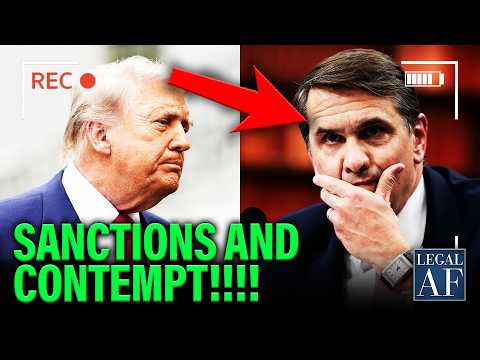 Trump DOJ Threatened with SANCTIONS and CONTEMPT by Judge!!!