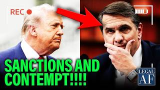 Trump DOJ Threatened with SANCTIONS and CONTEMPT by Judge!!!