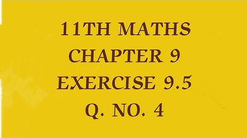 TN 11TH MATHS/CHAPTER 9/LIMITS AND CONTINUITY/EXERCISE 9.5 Q. NO.4(@MATHSSTUDENT )
