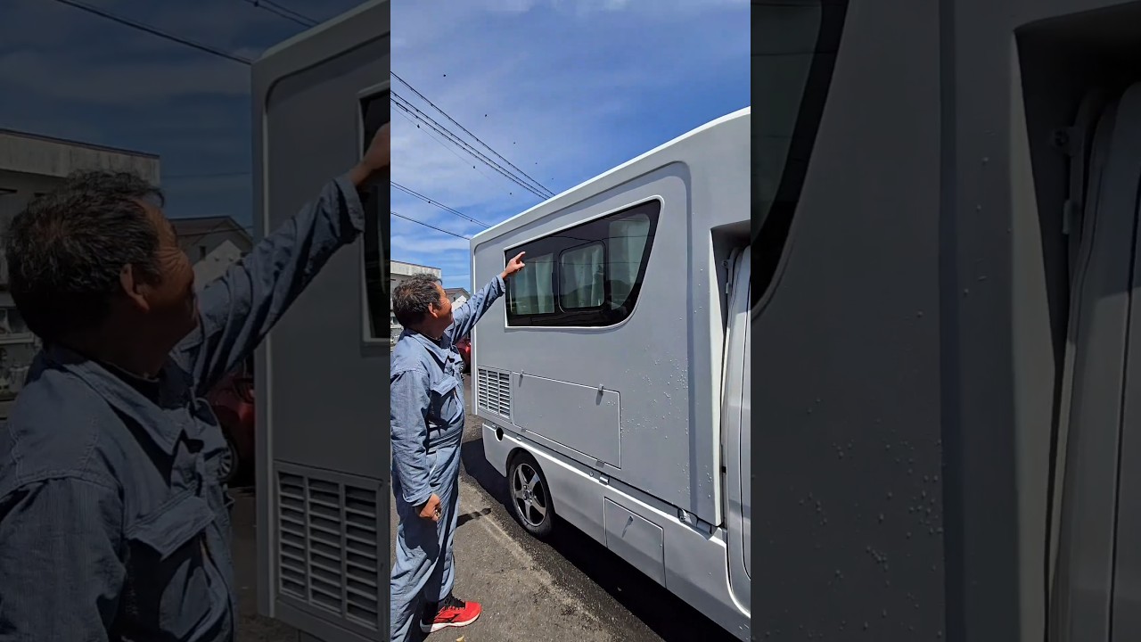 How did he fit AC in this tiny RV?