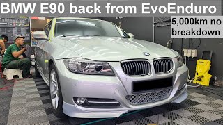 BMW E90s are fragile This 323i covered 5,000km of pounding in EvoEnduro 2022! | EvoMalaysia.com