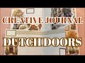 CREATIVE JOURNALING IN MY HAPPY PLANNER | MAKING DUTCH DOORS IN A FALL MED THEME
