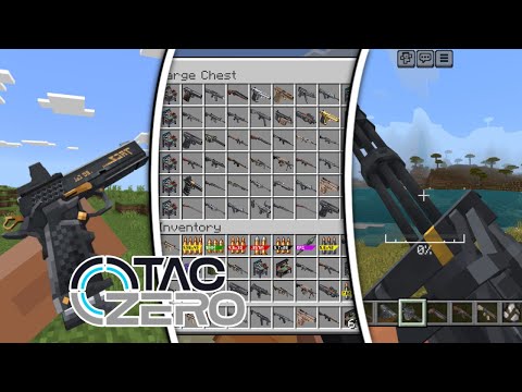Addon/Mod TaCZ Súng 3D V2 Mới Nhất Minecraft Pe 1.26 Thêm Nhiều Súng Mới Chế Tạo Được Siêu Giống PC