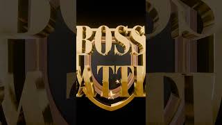 Boss Battle Text Golden Shield Animation