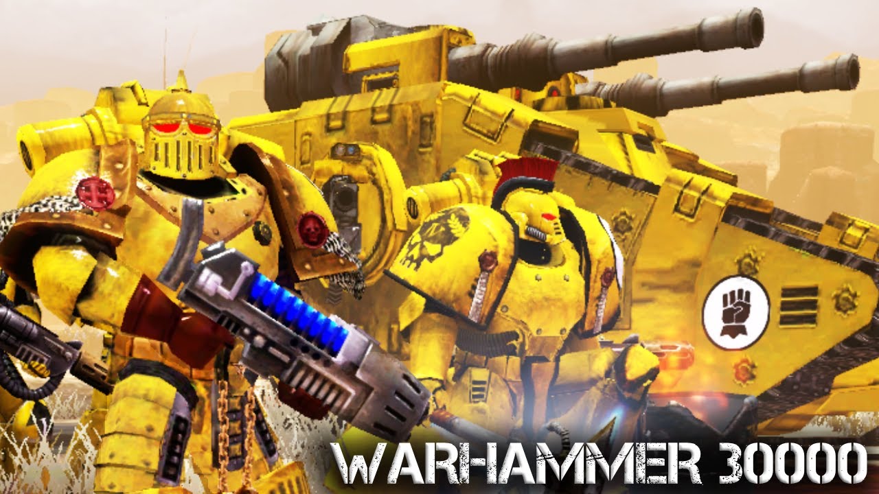 Pre-Heresy Imperial Fists vs Orks - Astartes Mod | Warhammer 40k: Dawn ...