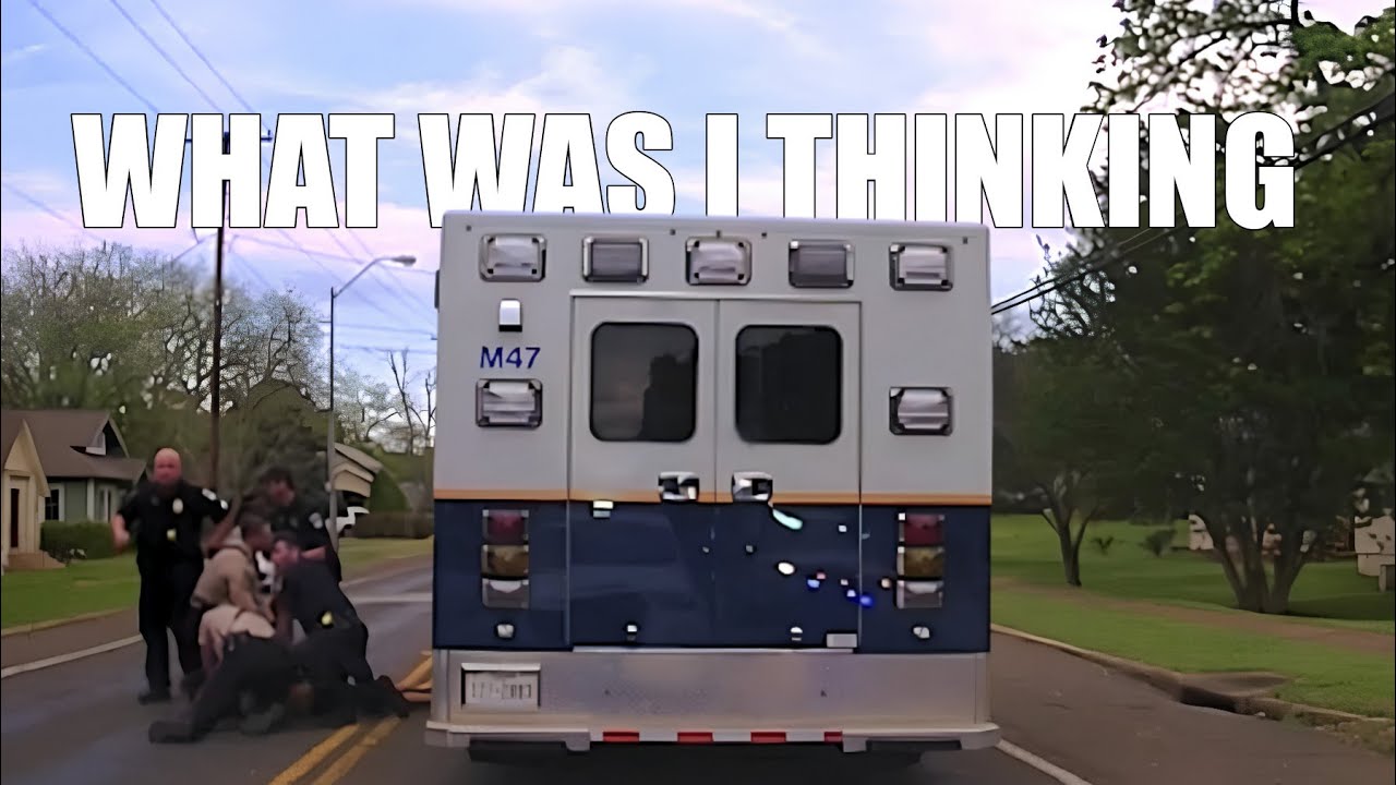 Stolen Ambulance Chase Ends in Crash | Police Dashcam Footage - YouTube