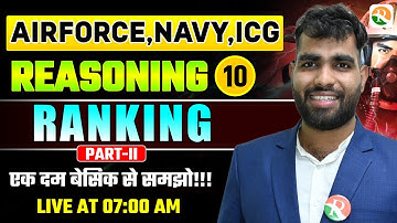 VIRAT Batch 2.0 / Ranking # 02 /Reasoning for Airforce Navy ICG /Airforce Reasoning Class