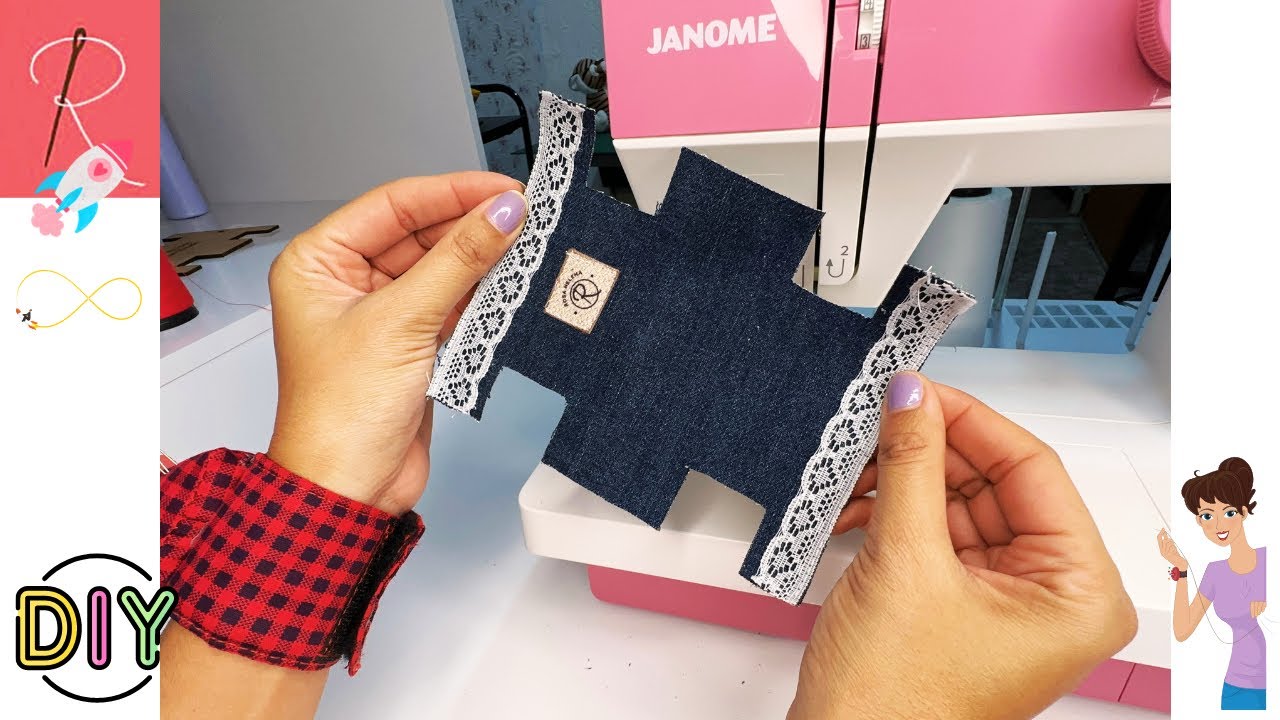 VAMOS APROVEITAR OS RETALHOS DE CALÇA JEANS 🌟 CANAL DA ROSA 🌟 COSTURA CRIATIVA