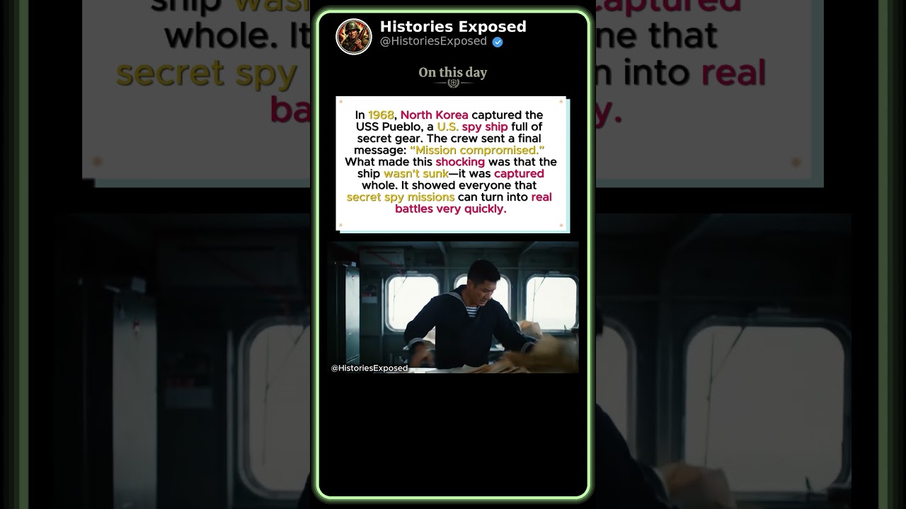 A U.S. Navy spy ship was captured without a battle.