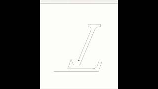 LOUIS VUITTON logo by using python