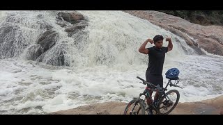 Falls into the forest | cycling to Falls | Golrew falls | baliganur | krishnagiri