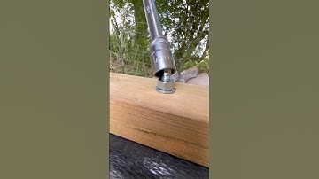 How To Fix Timber Frame To Concrete #Garden #building #shorts