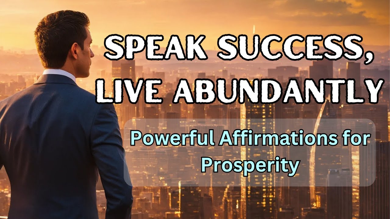 Speak Success, Live Abundantly | Powerful Affirmations for Prosperity
