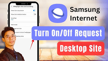 How to Turn On/Off Request Desktop Sites in Samsung Internet Browser On Android !