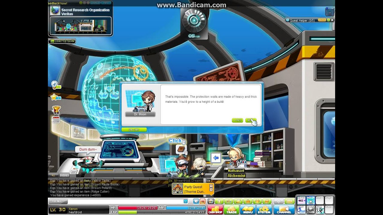 MapleStory Xenon walkthrough part 7 (2end job advancement) YouTube
