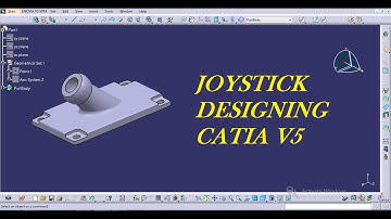 CATIA V5 Practice design for Beginner - Joy Stick - Part Design