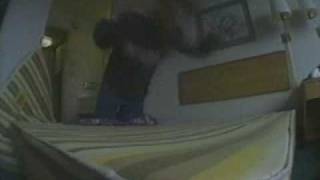Bam Slamming On  A Bed