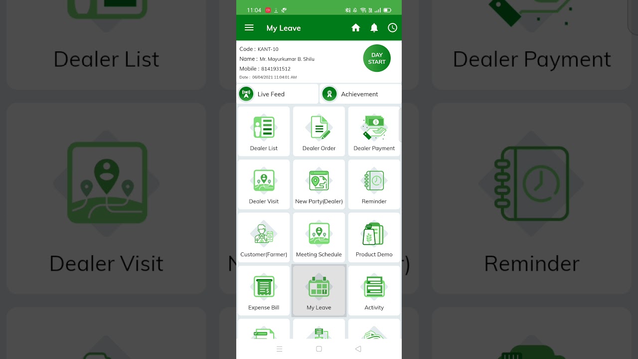 Employee leave management for auto payroll