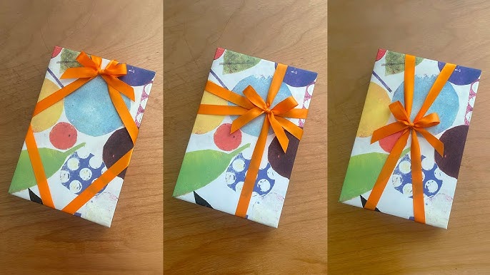 Gift Wrapping - How to make a double bow on the box 