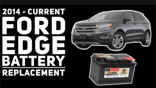 2014 - CURRENT FORD EDGE BATTERY INSTALL / YOU WONT BELIEVE WHAT THE FACTORY DID TO MY CAR!