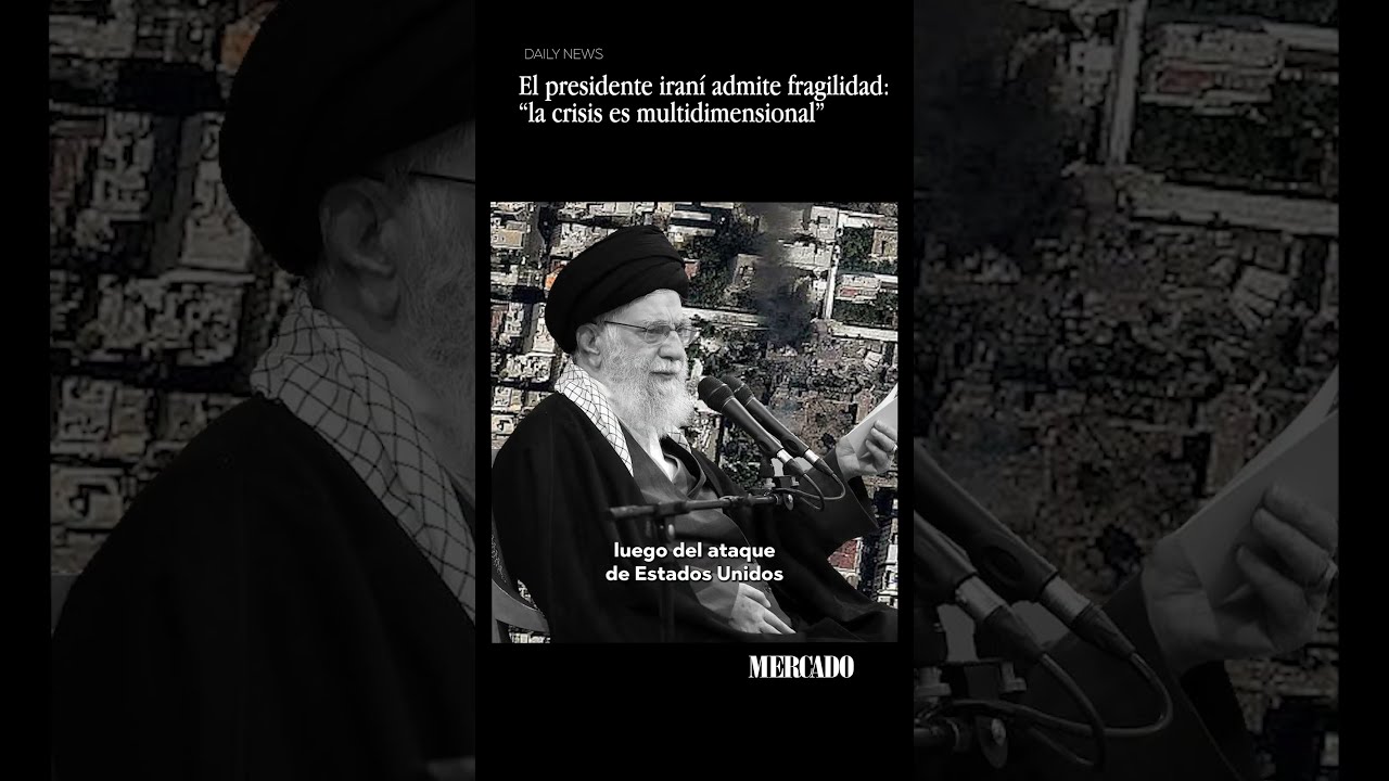 El presidente iraní admite su fragilidad “la crisis es multidimensional”