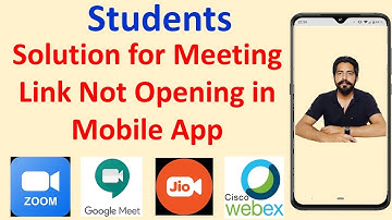 Solution for Meeting Link Not Opening in Redmi mobile on  Zoom