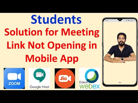 Solution for Meeting Link Not Opening in Redmi mobile on  Zoom