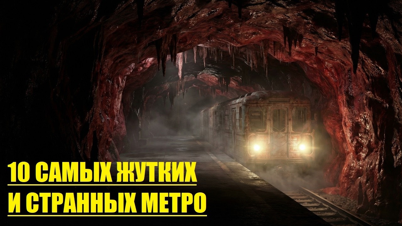 ПОДЗЕМНЫЙ КОШМАР: Топ-10 Жутких и Странных МЕТРО 🔥