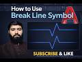 AutoCAD Break Line Symbol Explained | Fast &amp; Easy Method | AutoCAD Tips and Trick