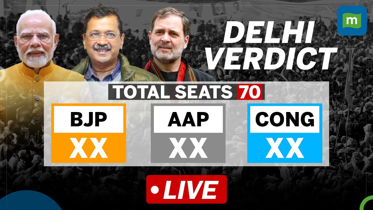 Delhi Election Result 2025 LIVE | AAP Vs BJP Vs Congress: Who Will Win ...