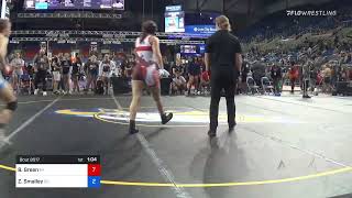 152 Lbs Consi Of 16 #2 - Brynn Green, Michigan Vs Zoey Smalley, Oregon Fc2d