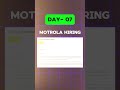 Breaking 🔥 Motorola Hiring Freshers 2025 | IT Jobs India