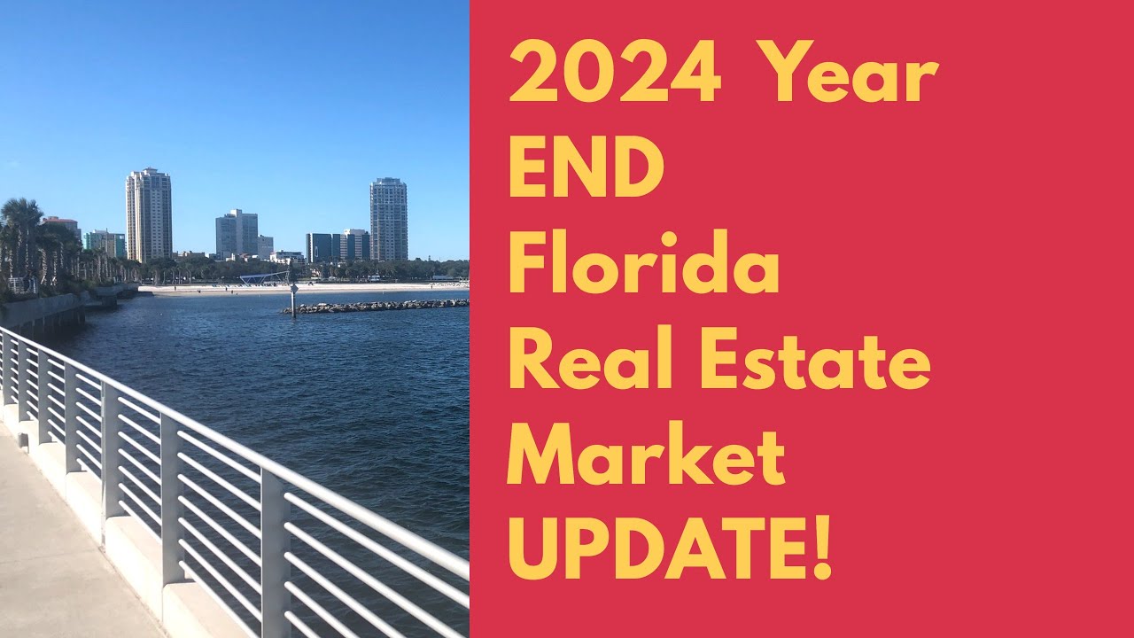 2024 year end real estate market update for St Pete, Tampa, Clearwater.  Keller Williams St Pete.