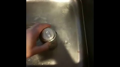 Soda can explosion